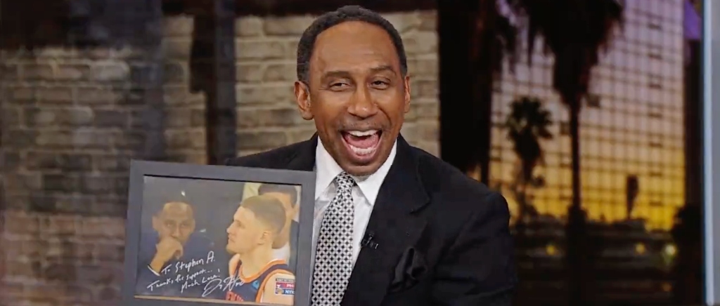 Stephen A. Smith Was Very Excited To Receive An Autographed Picture From Donte DiVincenzo